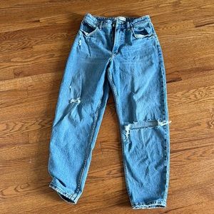 abercrombie curve love 80s high rise mom jeans